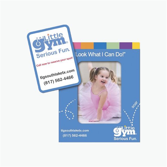 Rectangle Punch Out Picture Frame Magnet - 4 x 3-1/4
