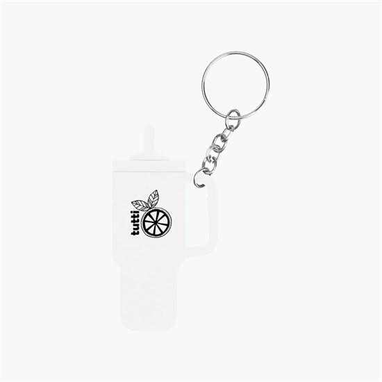 Intrepid Tumbler Shaped Silicone Key Tag - 24-Hour Production