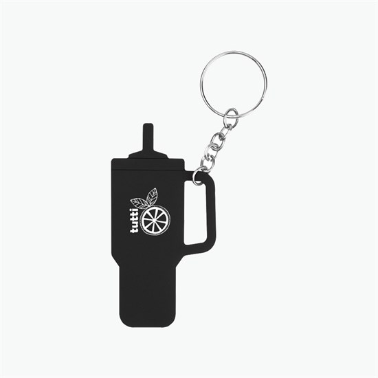 Intrepid Tumbler Shaped Silicone Key Tag