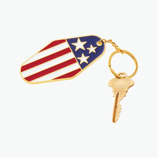 Patriotic Event Metal Keychain