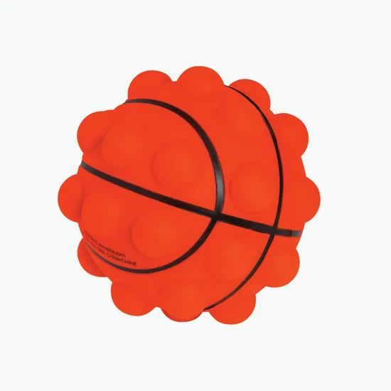 Basketball Push Pop Bubble Stress Reliever