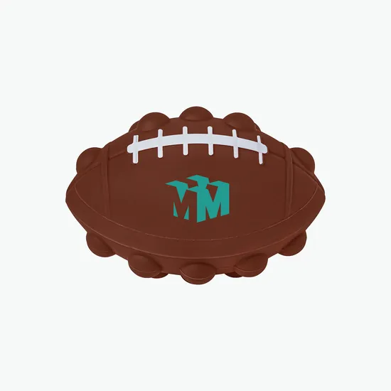 Football Push Pop Bubble Stress Reliever - 24-Hour Production