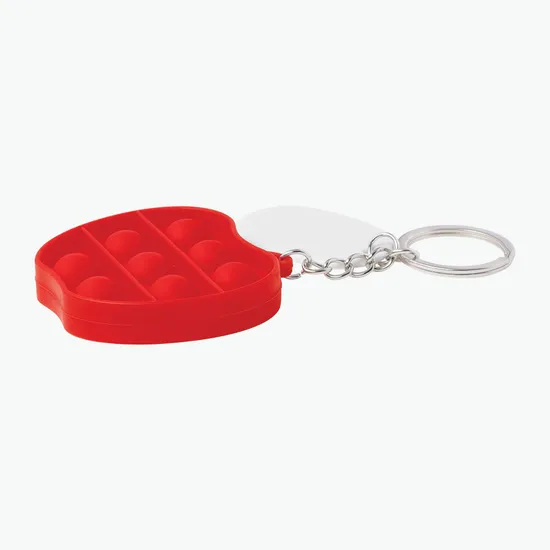 Push Pop Bubble Keychain - Apple