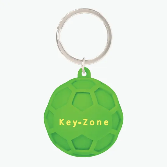 Silicone Squish Ball Keychain