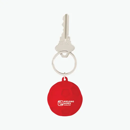 Silicone Squish Ball Keychain