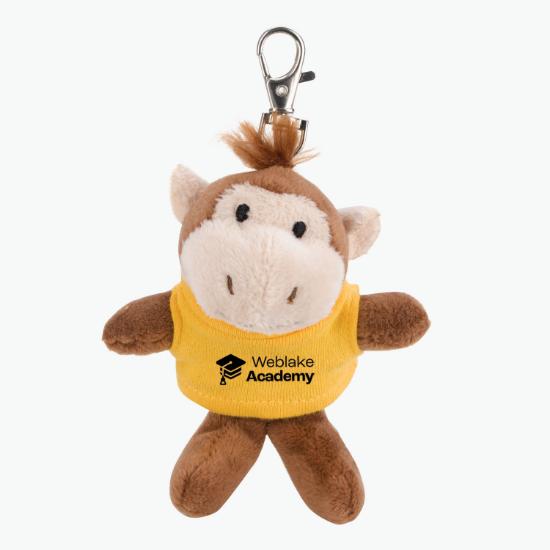 Wild Bunch Plush Key Tag