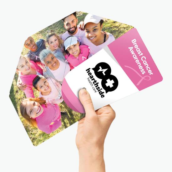 Better Life Folding Fan - Breast Cancer Awareness