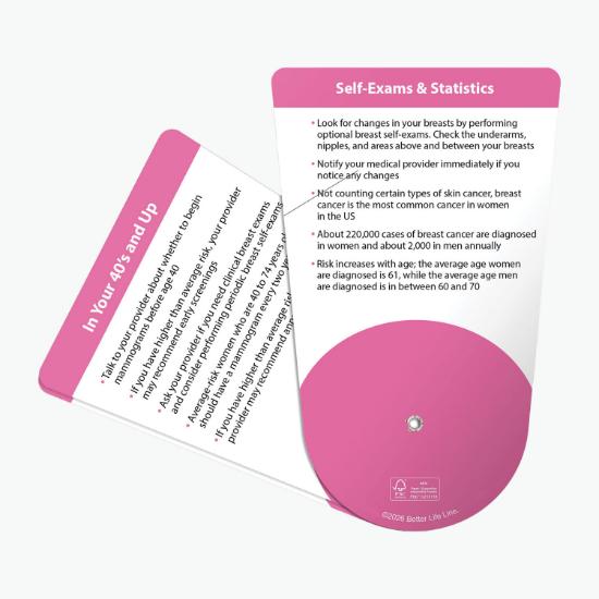 Better Life Folding Fan - Breast Cancer Awareness