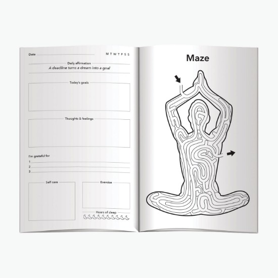 Full Color Wellness Journal and Activity Book