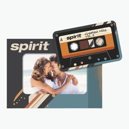 Picture Frame Magnet with Cassette Punch Out