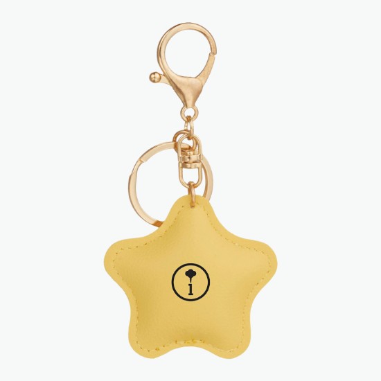 Star Leatherette Keychain Bag Tag - 24-Hour Production