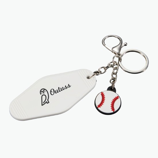 Baseball Motel Keychain - 24-Hour Production