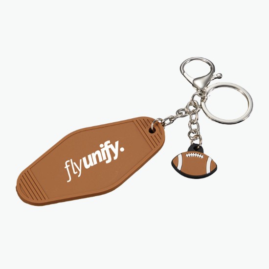 Football Motel Keychain