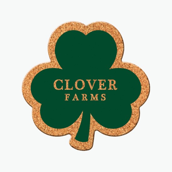 Cork Coaster - Shamrock - 24-Hour Production