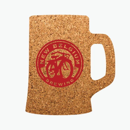 Cork Coaster - Beer Mug