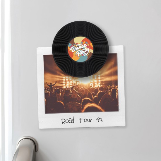 Vintage Record Magnet