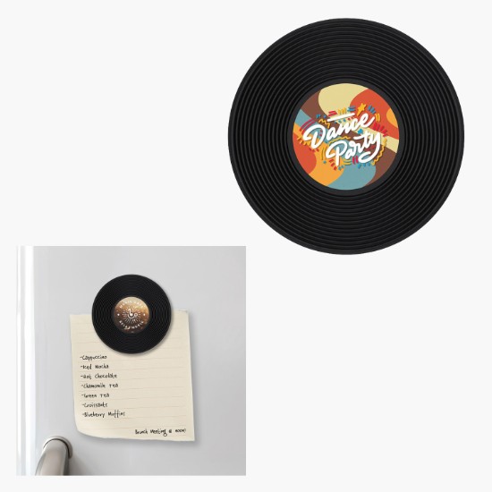 Vintage Record Magnet
