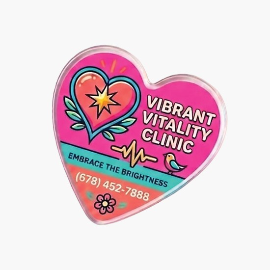 Heart Acrylic Magnet