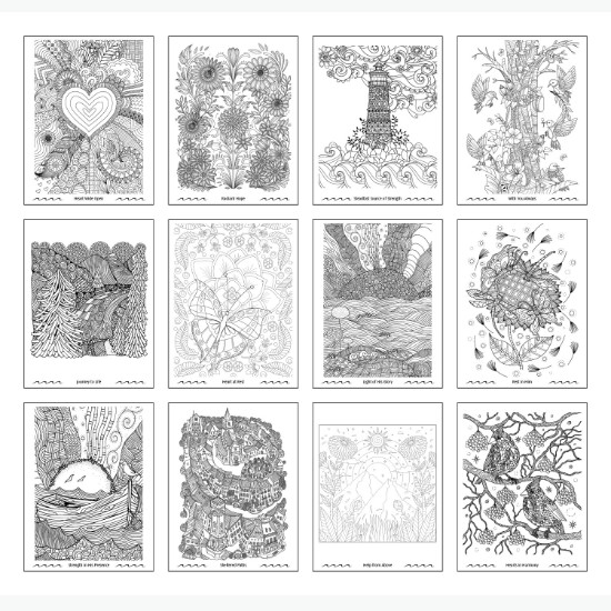 Faithful Reflections Adult Coloring Book