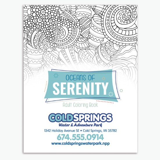 Oceans of Serenity Adult Coloring Book