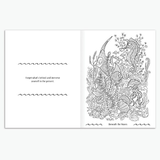 Oceans of Serenity Adult Coloring Book