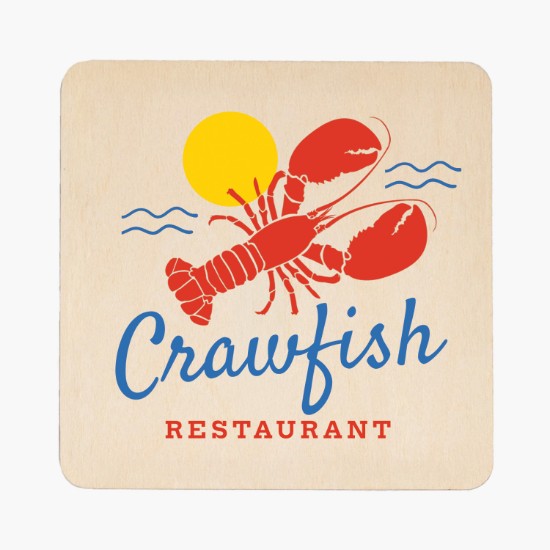 Simply Wood Square Coaster