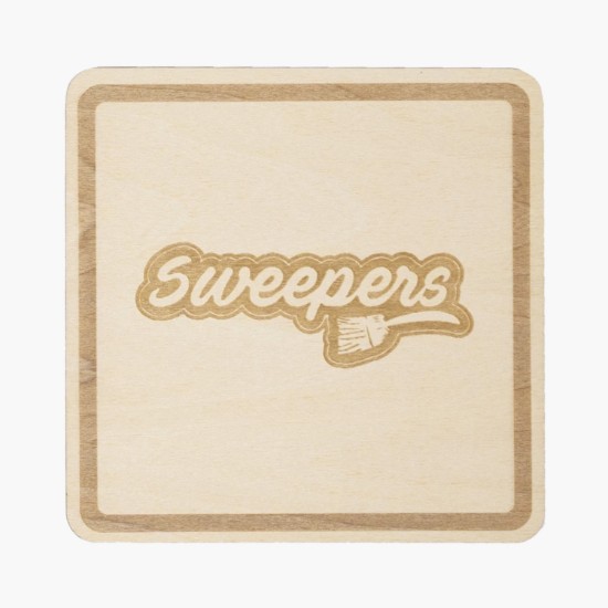 Simply Wood Square Coaster - Engraved