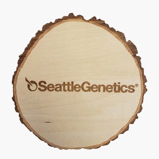 Tree Slice Wood Coaster - Engraved
