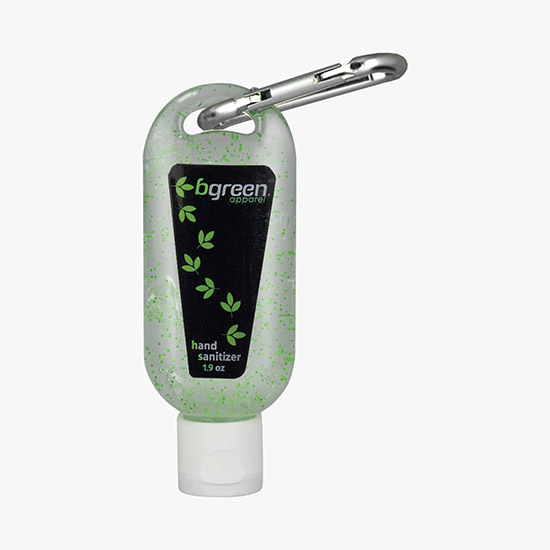 Moisture Bead Hand Sanitizer with Carabiner - 24-Hour Production