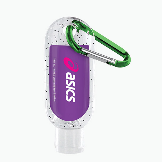 Moisture Bead Hand Sanitizer with Carabiner