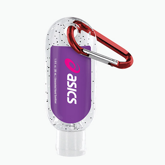 Moisture Bead Hand Sanitizer with Carabiner