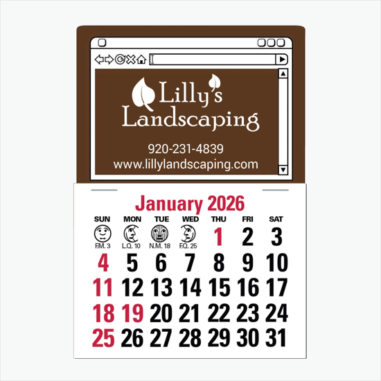 Press-N-Stick Calendar - Standard