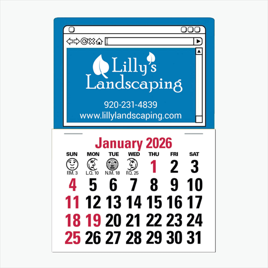Press-N-Stick Calendar - Standard
