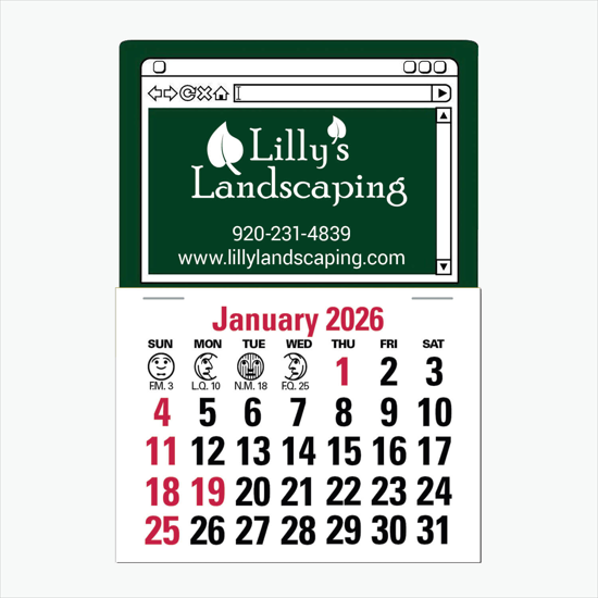 Press-N-Stick Calendar - Standard
