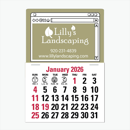 Press-N-Stick Calendar - Standard