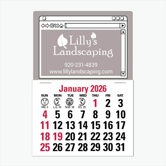 Press-N-Stick Calendar - Standard