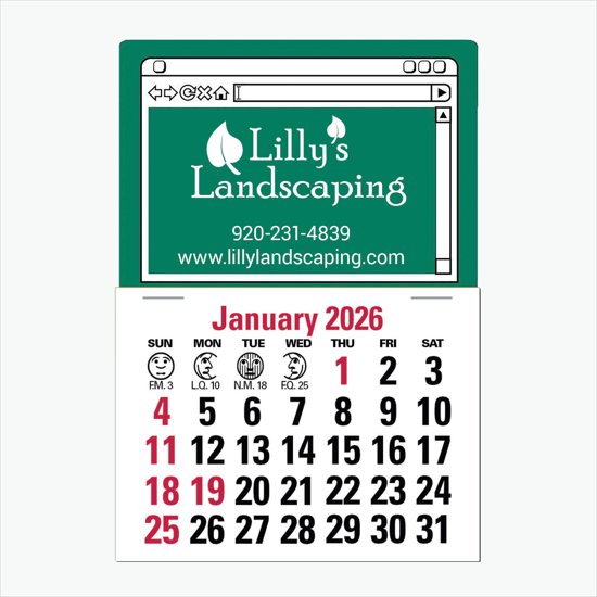 Press-N-Stick Calendar - Standard