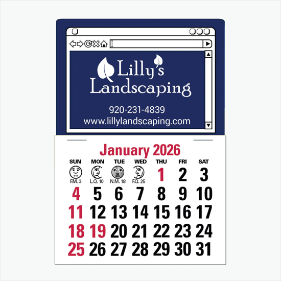 Press-N-Stick Calendar - Standard