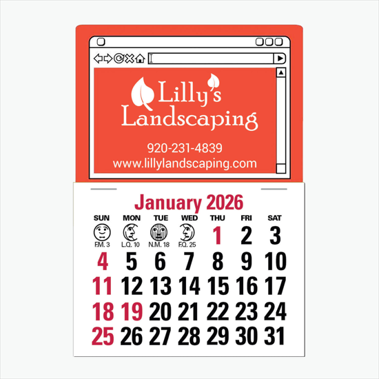 Press-N-Stick Calendar - Standard