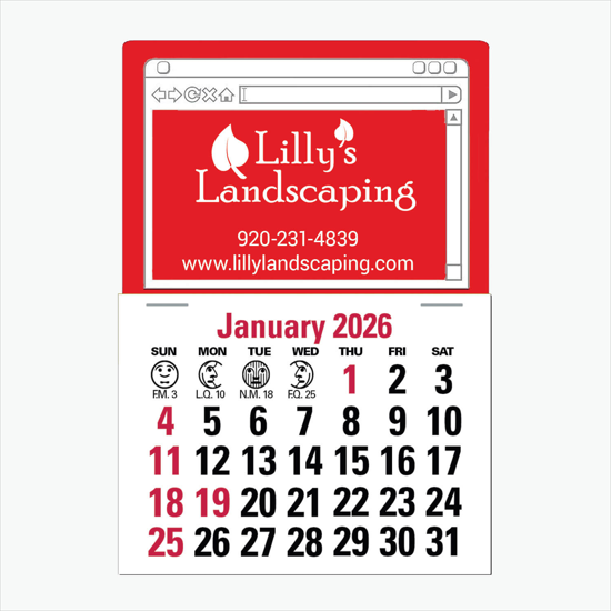 Press-N-Stick Calendar - Standard