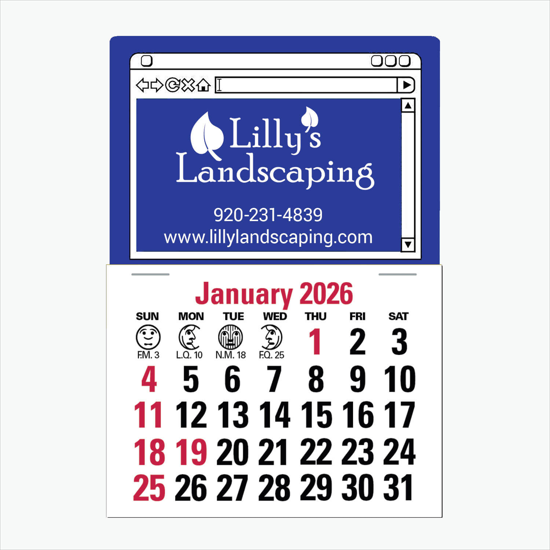 Press-N-Stick Calendar - Standard