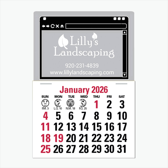 Press-N-Stick Calendar - Standard