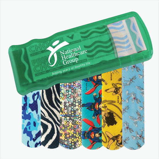 Kidz Bandage Dispenser with Character Bandages