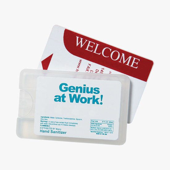 Credit Card Hand Sanitizer