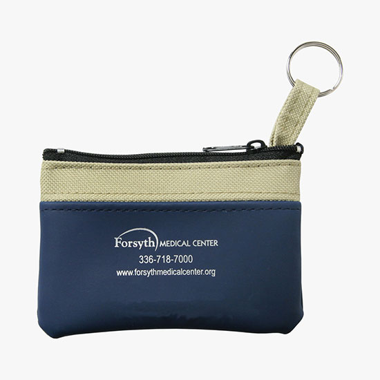Key Ring Zippered Classic Pouch