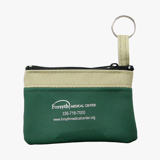 Key Ring Zippered Classic Pouch