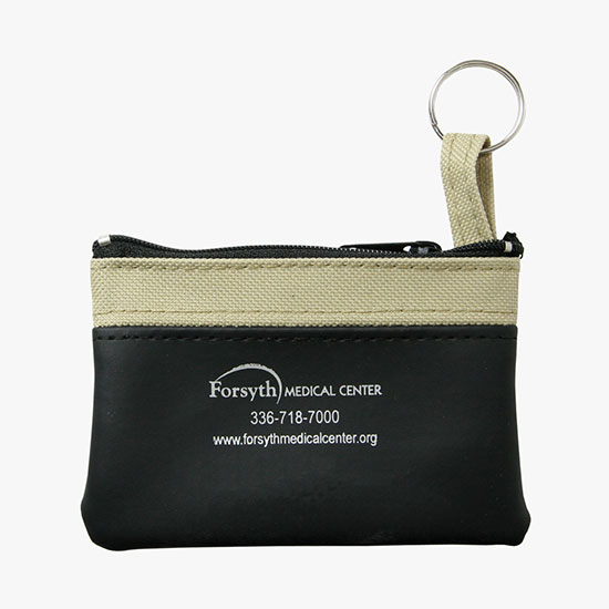 Key Ring Zippered Classic Pouch