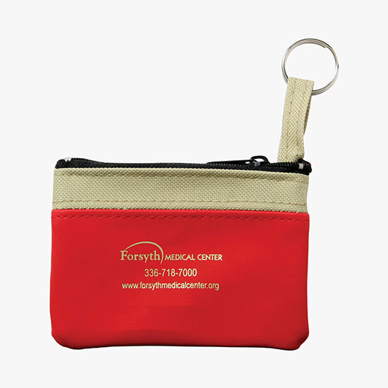 Key Ring Zippered Classic Pouch