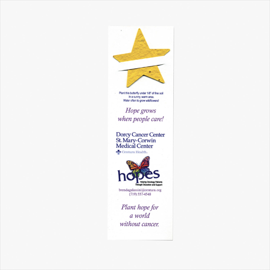 Seed Paper Mini Shape Value Bookmarks