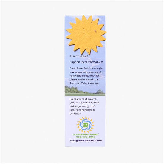 Seed Paper Mini Shape Value Bookmarks